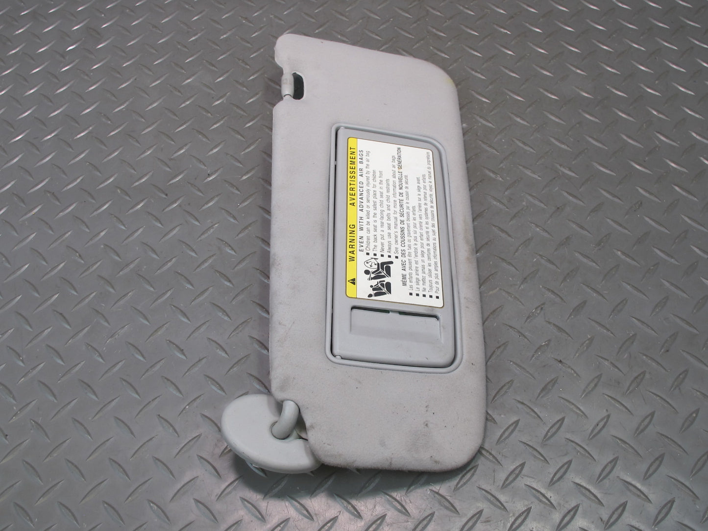 10-13 Lexus IS350 IS250 Convertible Front Left & Right Sun Visor Shade Gray OEM