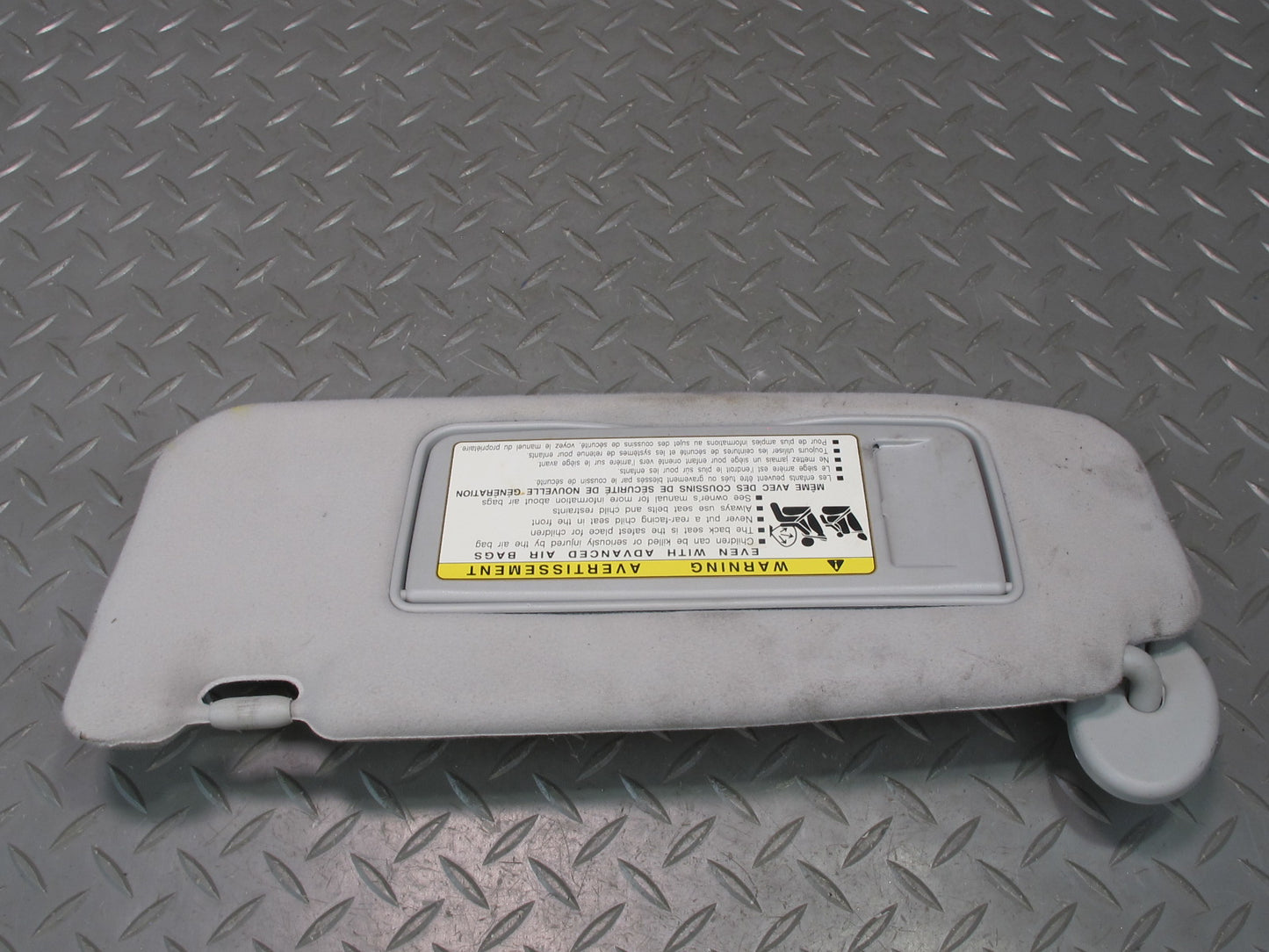 10-13 Lexus IS350 IS250 Convertible Front Left & Right Sun Visor Shade Gray OEM