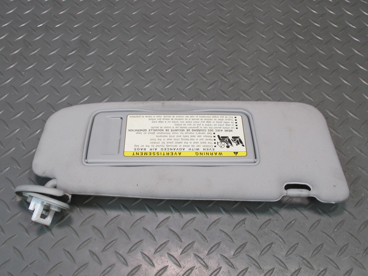 10-13 Lexus IS350 IS250 Convertible Front Left & Right Sun Visor Shade Gray OEM