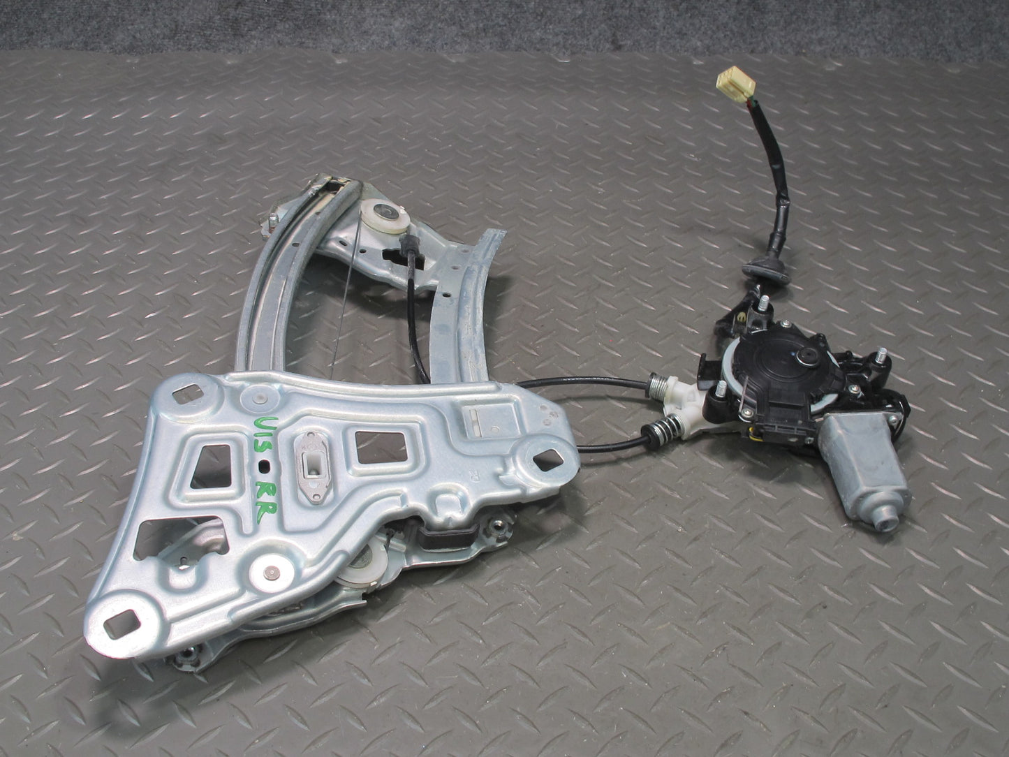 10-13 Lexus IS350 IS250 Convertible Rear Right Window Regulator w Motor OEM