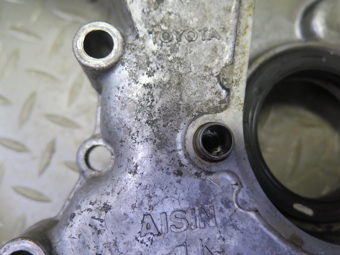 89-92 Toyota Supra MA70L 7MGE NA Engine Timing Gear Rear END Plate 118K Mile OEM