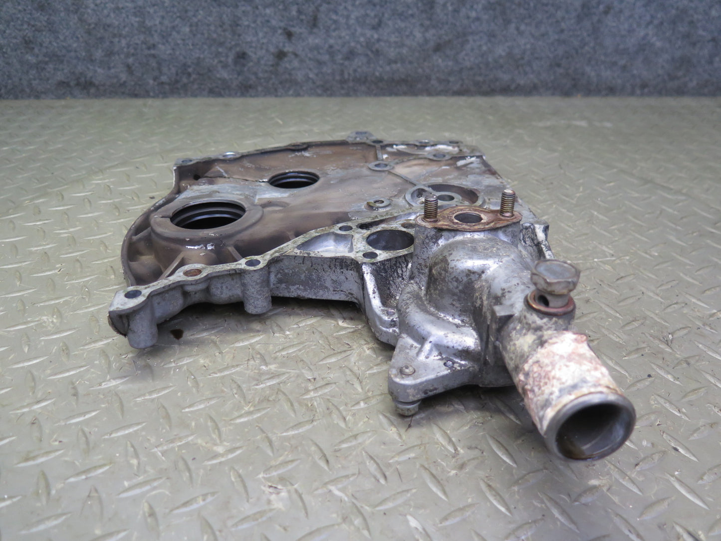 89-92 Toyota Supra MA70L 7MGE NA Engine Timing Gear Rear END Plate 118K Mile OEM