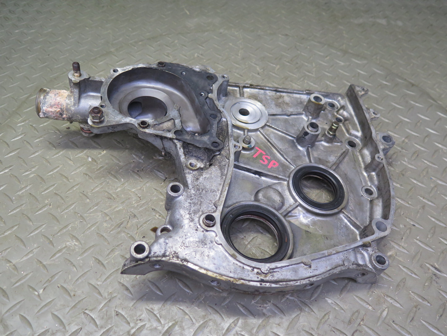 89-92 Toyota Supra MA70L 7MGE NA Engine Timing Gear Rear END Plate 118K Mile OEM