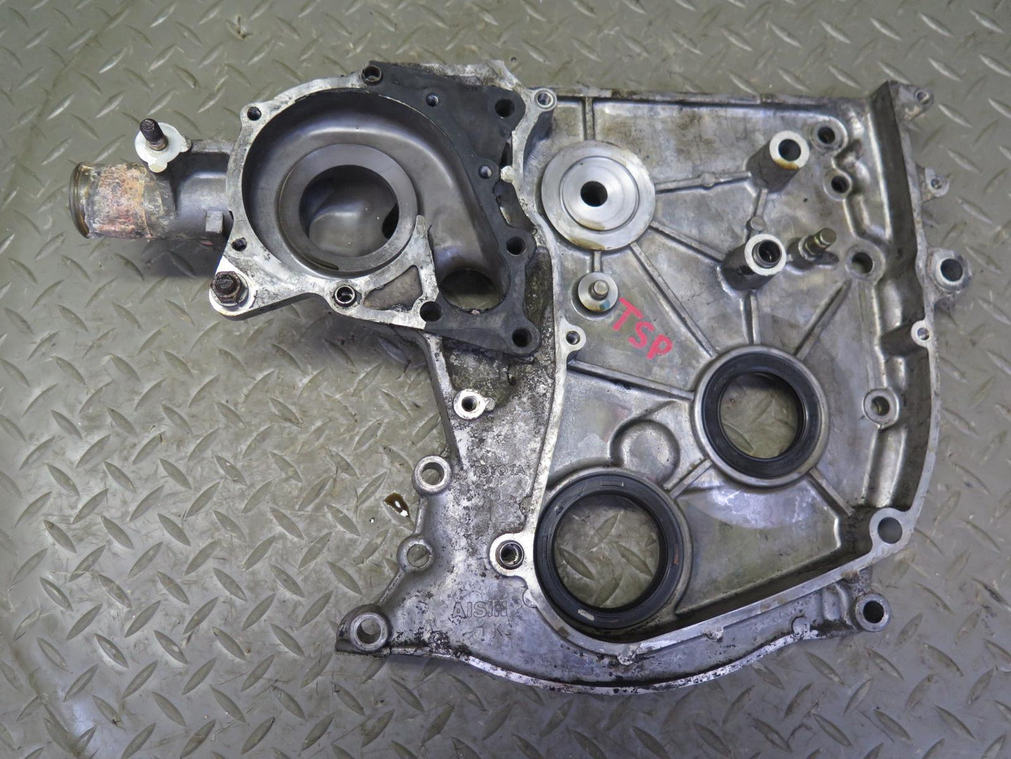 89-92 Toyota Supra MA70L 7MGE NA Engine Timing Gear Rear END Plate 118K Mile OEM