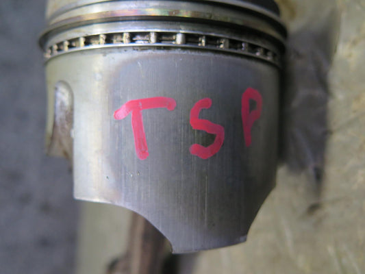 89-92 Toyota Supra MA70L MK3 7MGE NA Set of 5 Engine Piston w Connecting Rod OEM