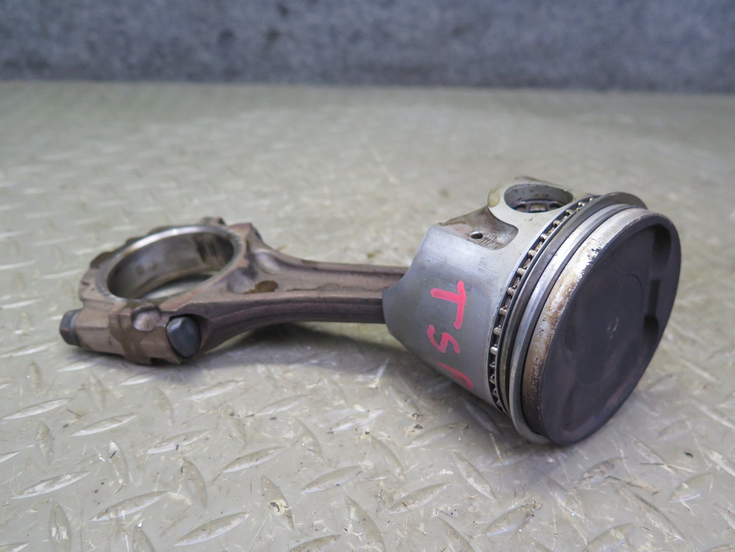 89-92 Toyota Supra MA70L MK3 7MGE NA Set of 5 Engine Piston w Connecting Rod OEM