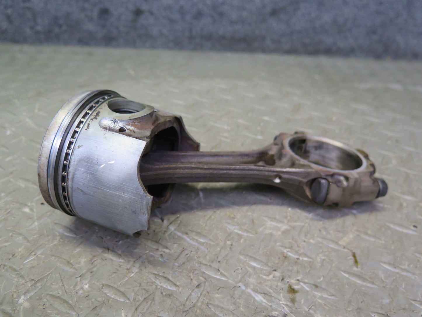 89-92 Toyota Supra MA70L MK3 7MGE NA Set of 5 Engine Piston w Connecting Rod OEM