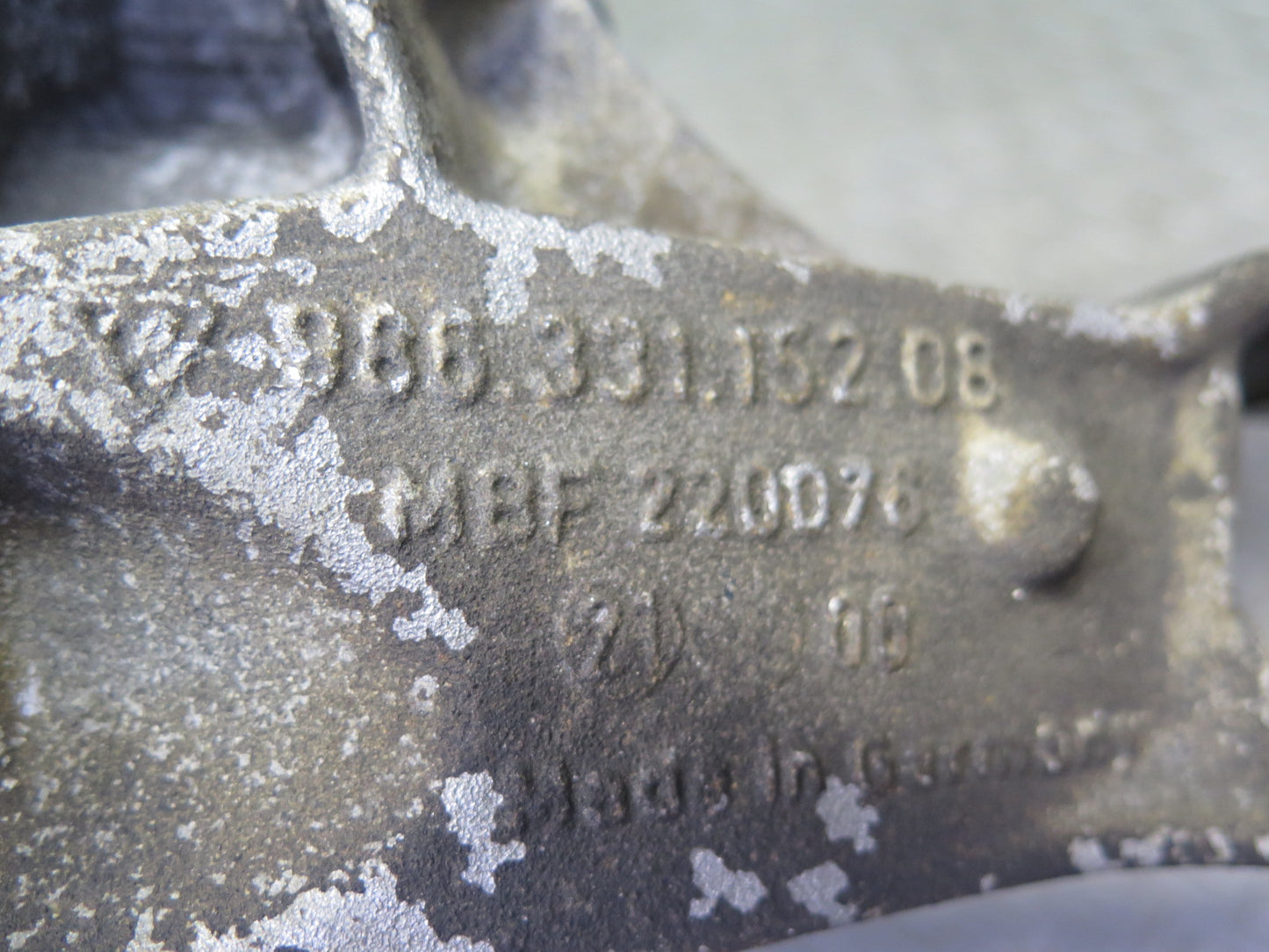 00-04 Porsche Boxster 986 M/T 5 Speed Transmission Subframe Mount Bracket Set