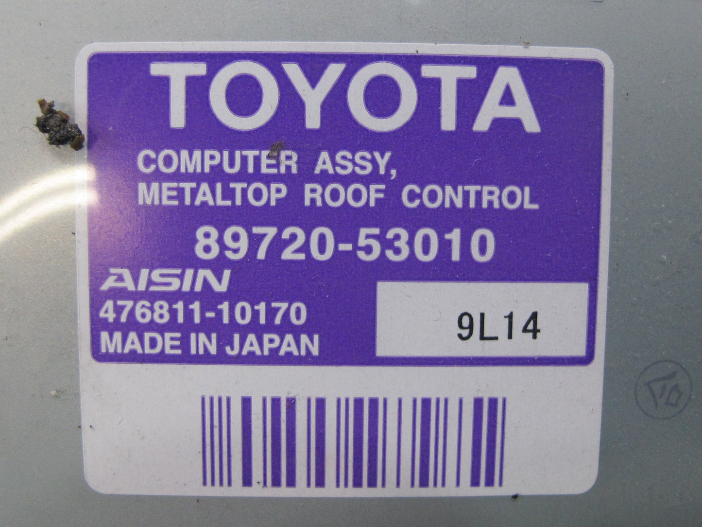 10-13 Lexus IS350 IS250 Convertible TOP Roof Control Module 89720-53010 OEM