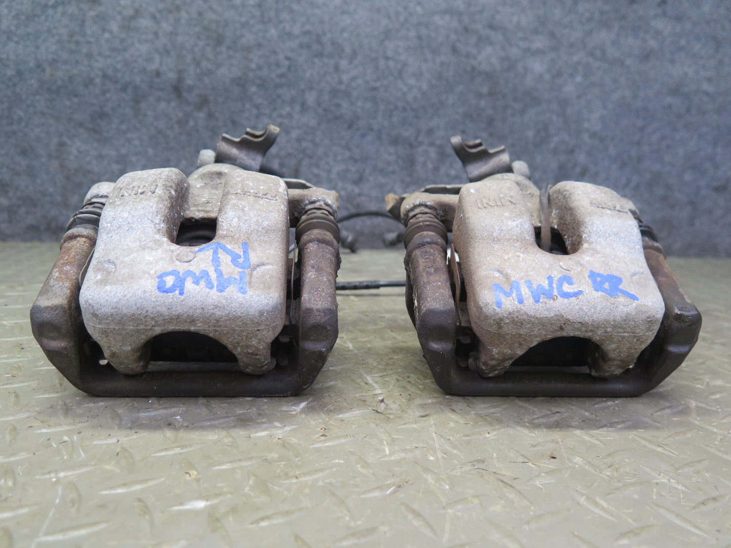 11-15 Mini Cooper S R60 R61 Countryman AWD Set of 2 Rear Brake Caliper 117K OEM