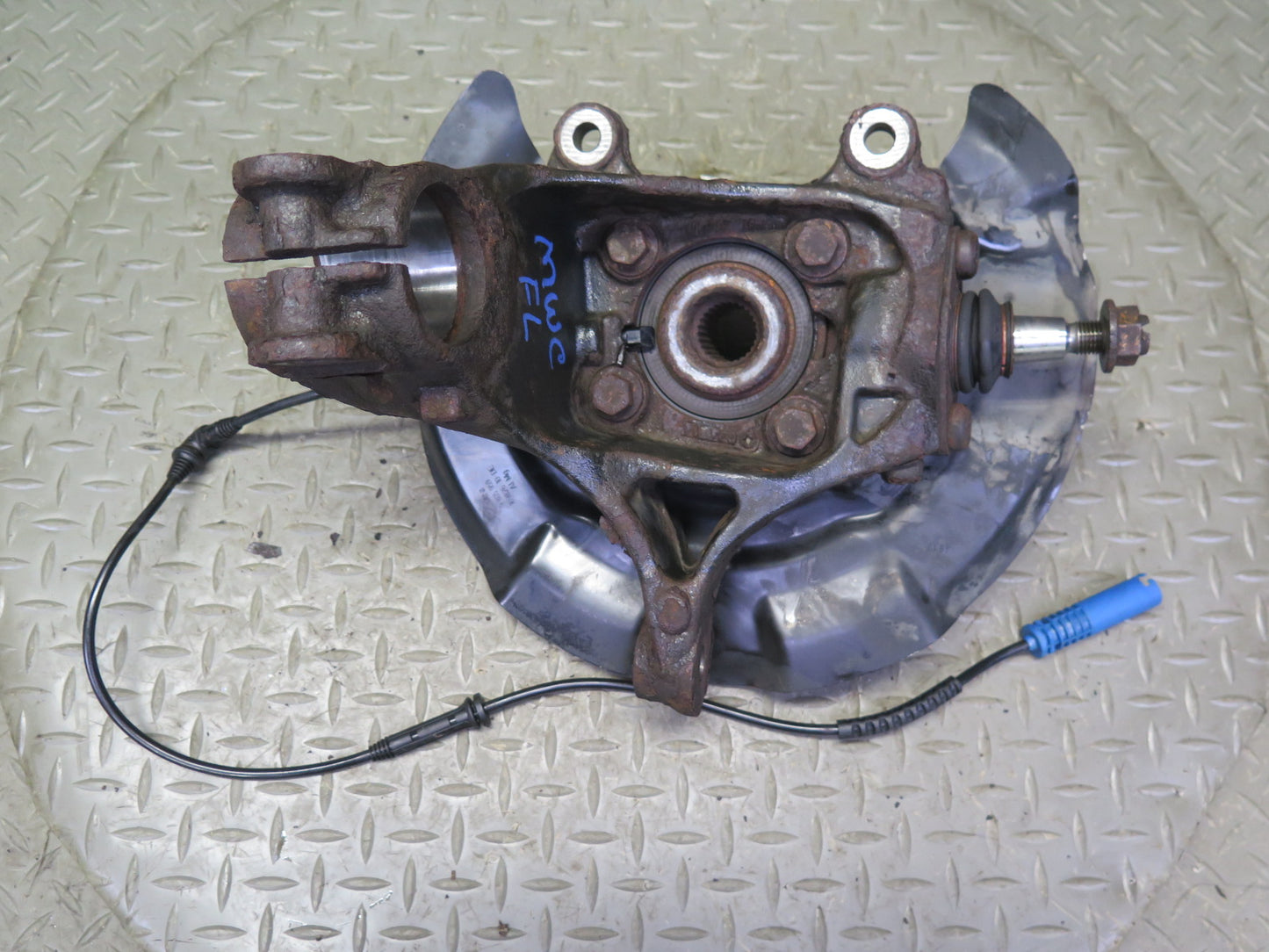 13-15 Mini Cooper R60 R61 AWD Front Left Spindle Knuckle Wheel Hub Bearing OEM