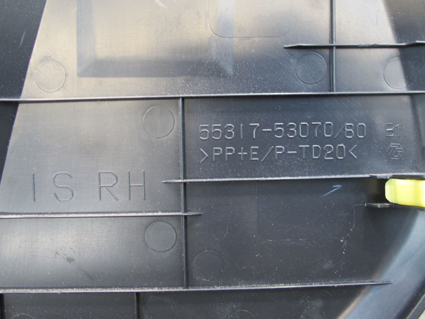 06-13 Lexus IS350 IS250 Set of 2 Left & Right Dash END Cap Trim Cover Black OEM