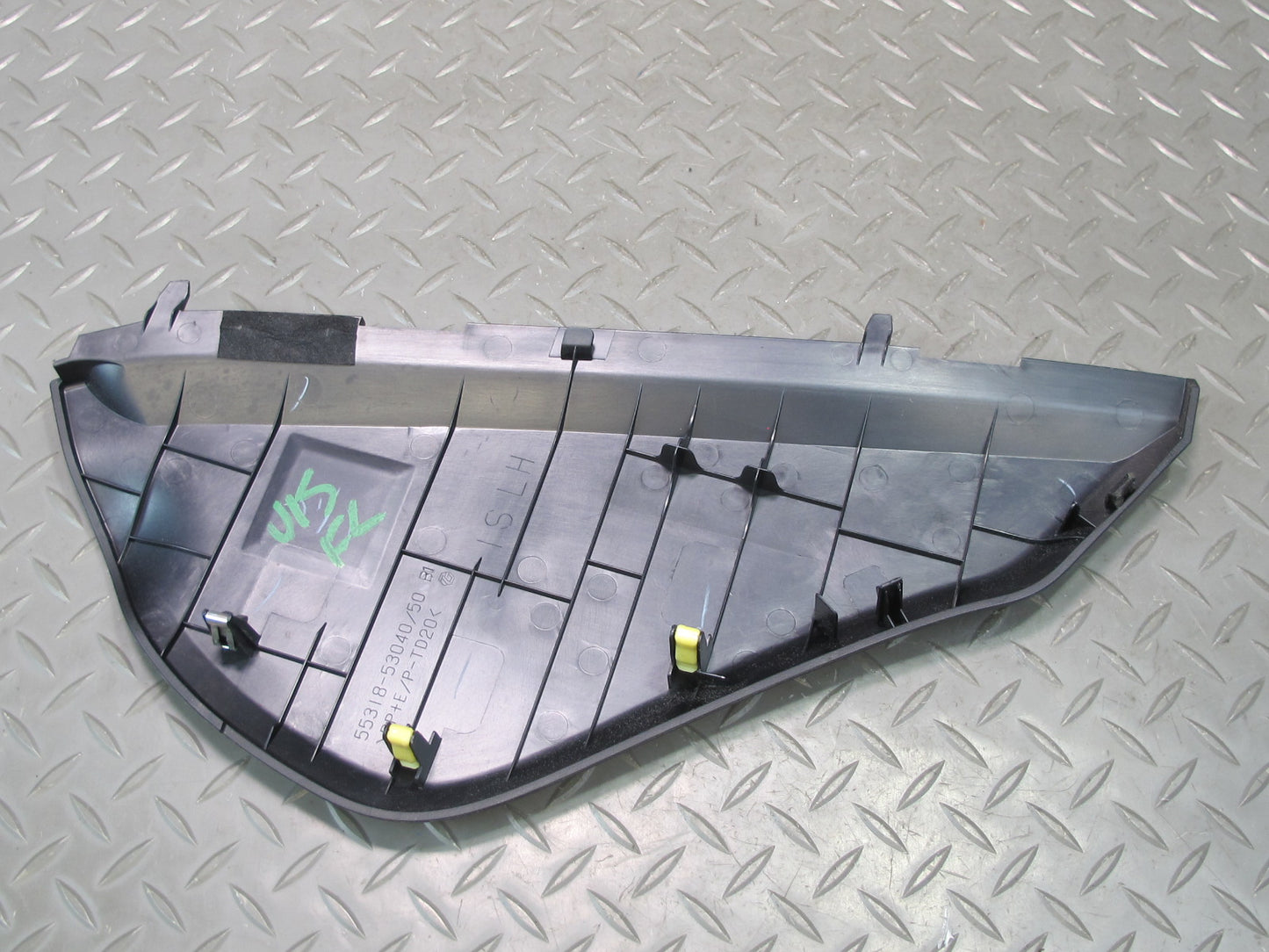 06-13 Lexus IS350 IS250 Set of 2 Left & Right Dash END Cap Trim Cover Black OEM