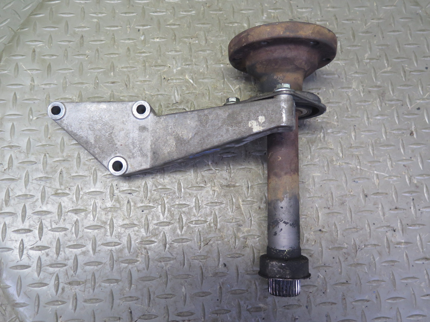 01-03 VW Eurovan T4 Transmission Right Mount Support w Shaft 02G409905B OEM