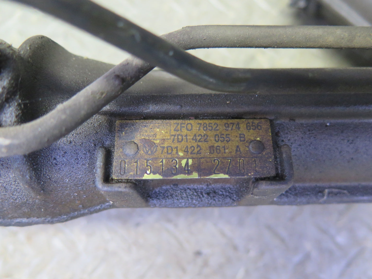 01-03 VW Eurovan T4 Power Steering Rack & Pinion 7D1422061A OEM