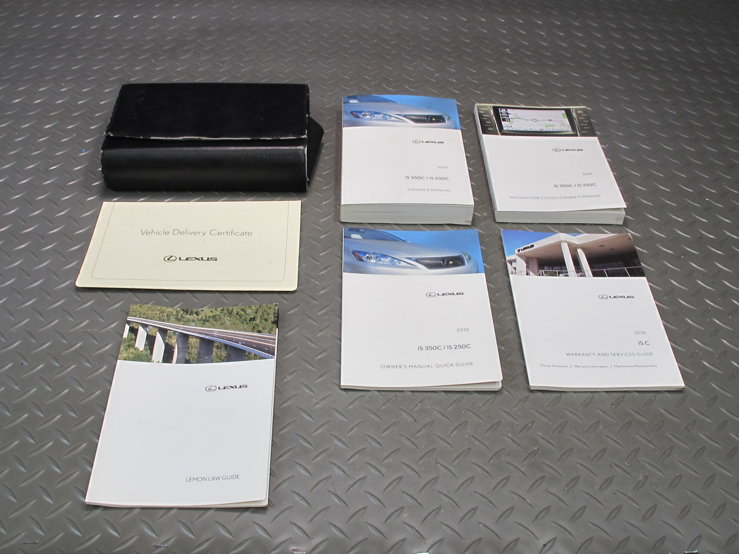 2010 Lexus IS350 IS250 Convertible Owners Guide Manual Book Set w Case OEM