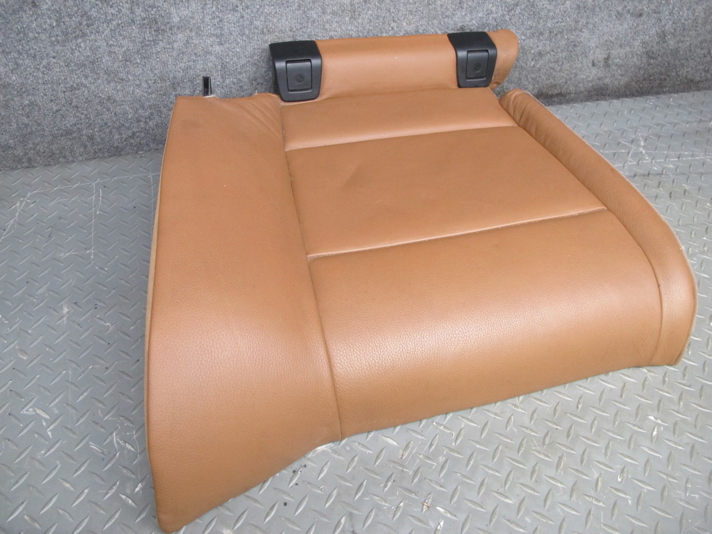 08-13 BMW E93 Convertible Front & Rear Leather Seat Bolster Set Saddle Brown OEM