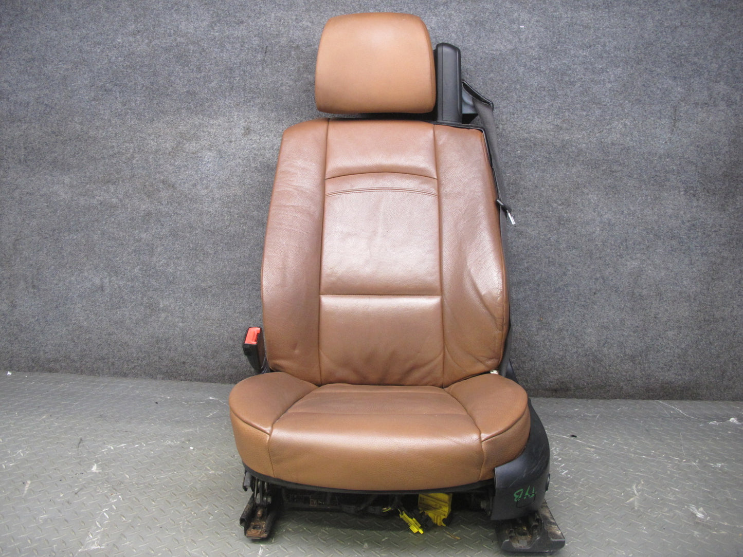 08-13 BMW E93 Convertible Front & Rear Leather Seat Bolster Set Saddle Brown OEM