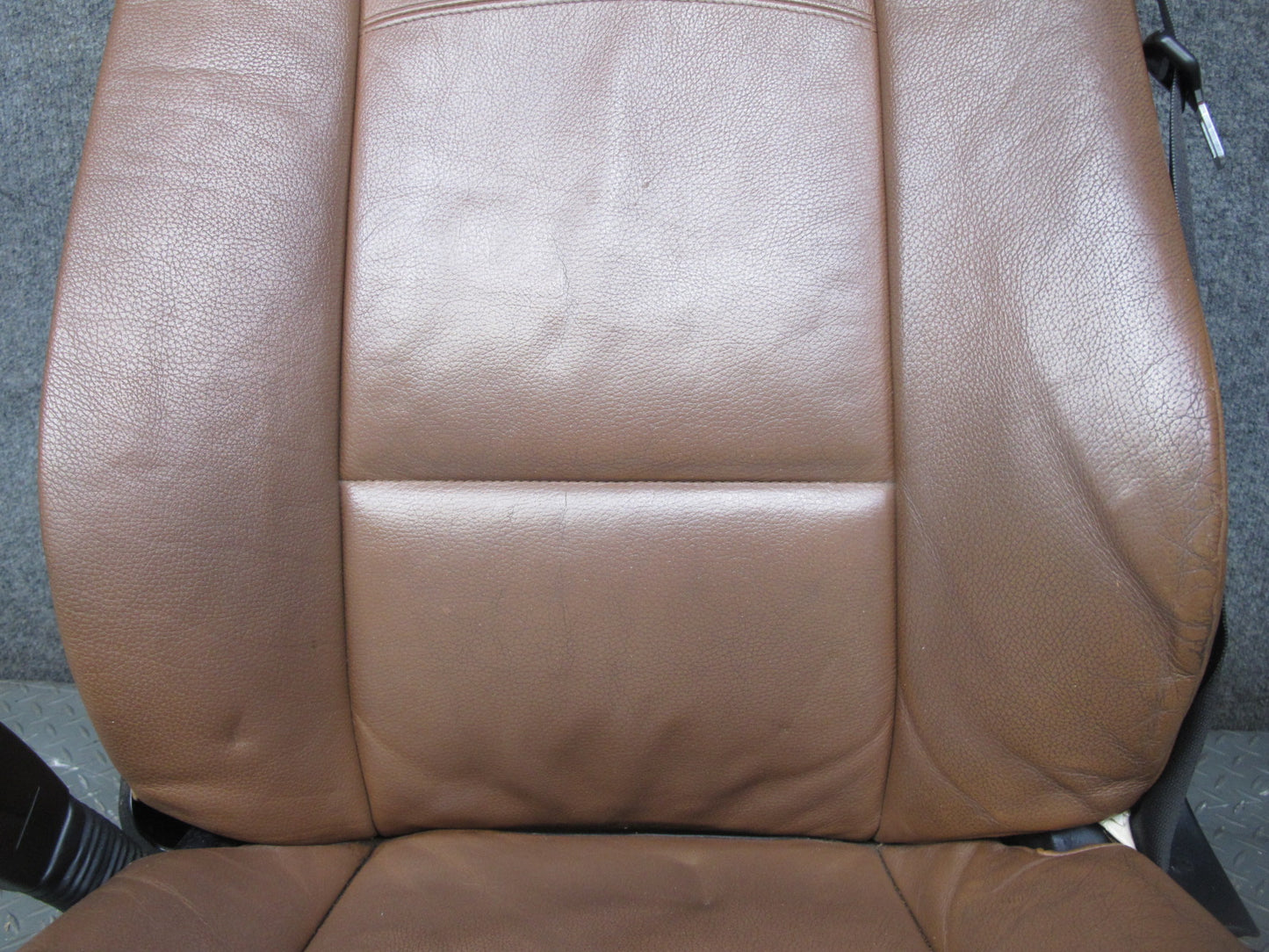 08-13 BMW E93 Convertible Front & Rear Leather Seat Bolster Set Saddle Brown OEM