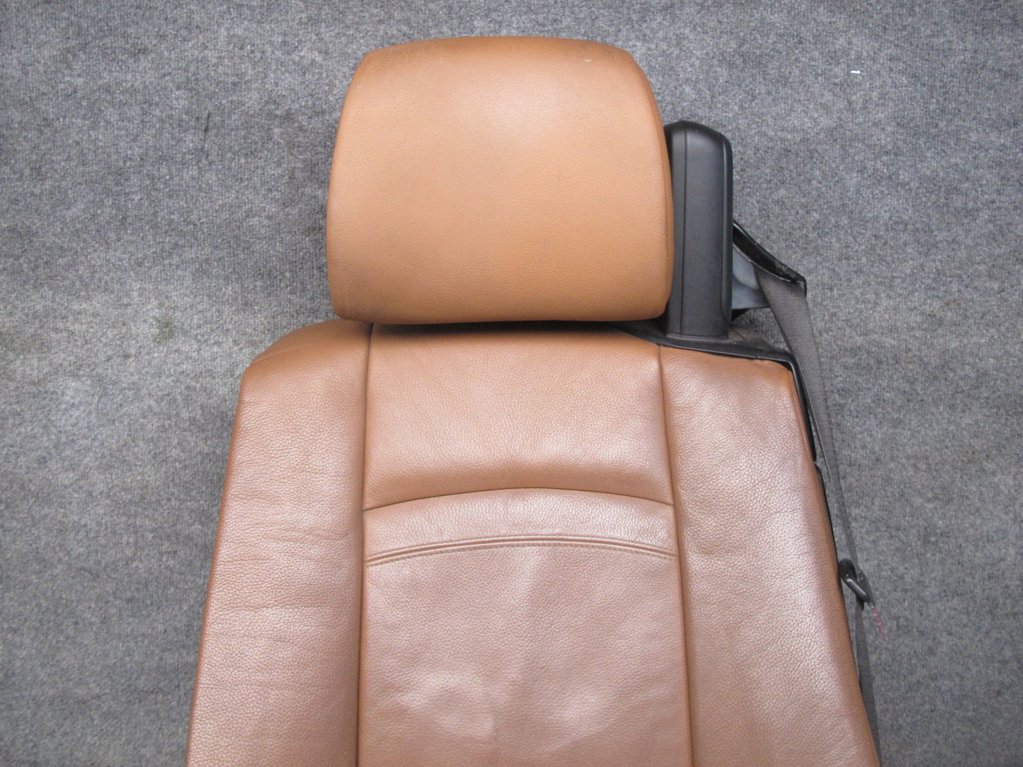 08-13 BMW E93 Convertible Front & Rear Leather Seat Bolster Set Saddle Brown OEM