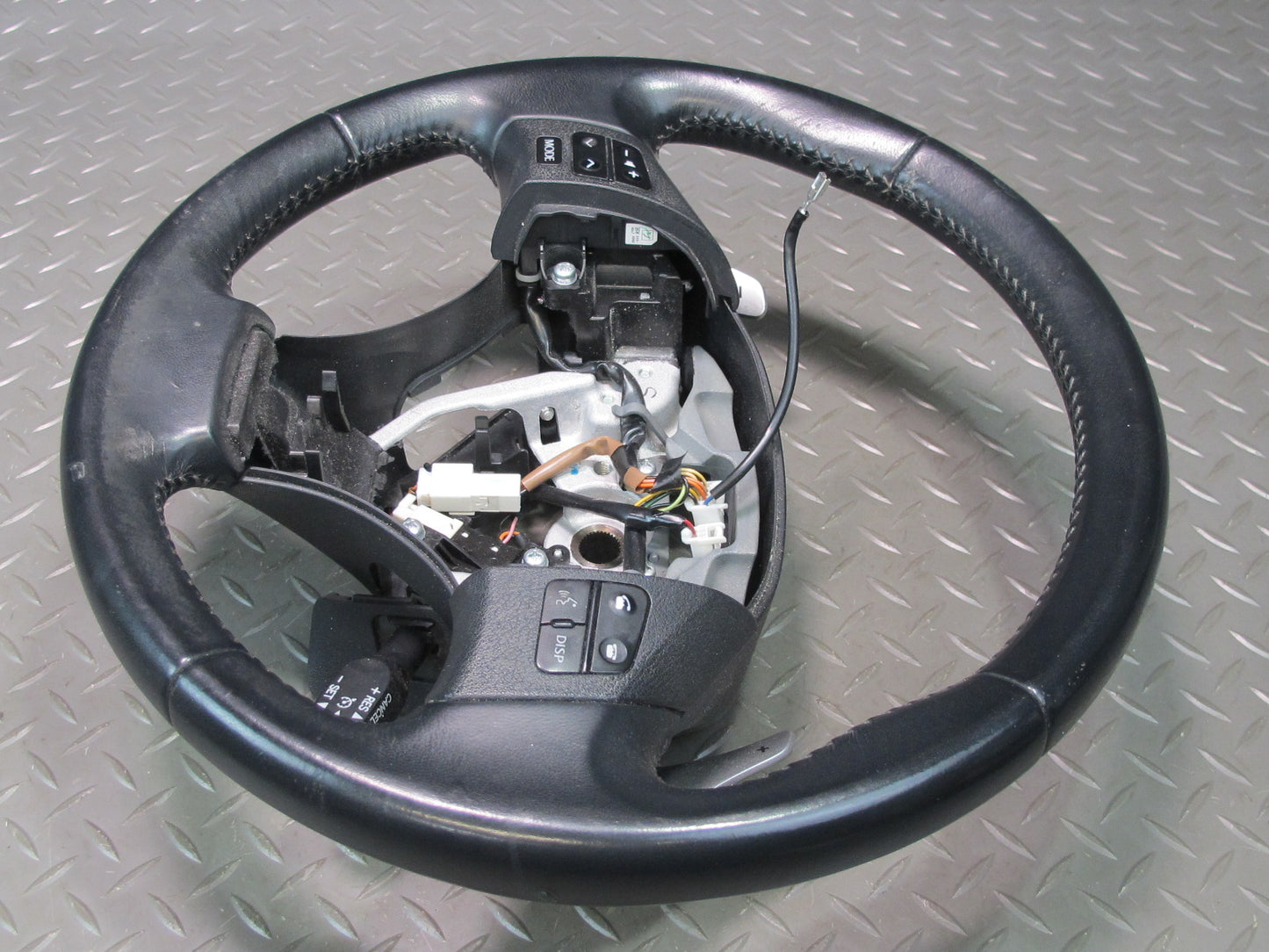 06-12 Lexus IS350 IS250 A/T Leather Steering w Switches & Paddles Black 87K OEM