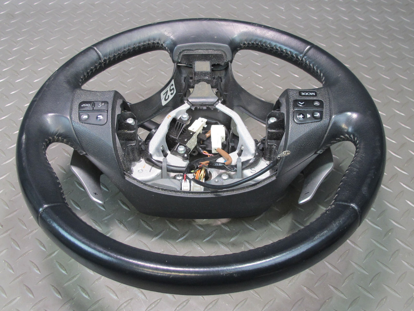 06-12 Lexus IS350 IS250 A/T Leather Steering w Switches & Paddles Black 87K OEM