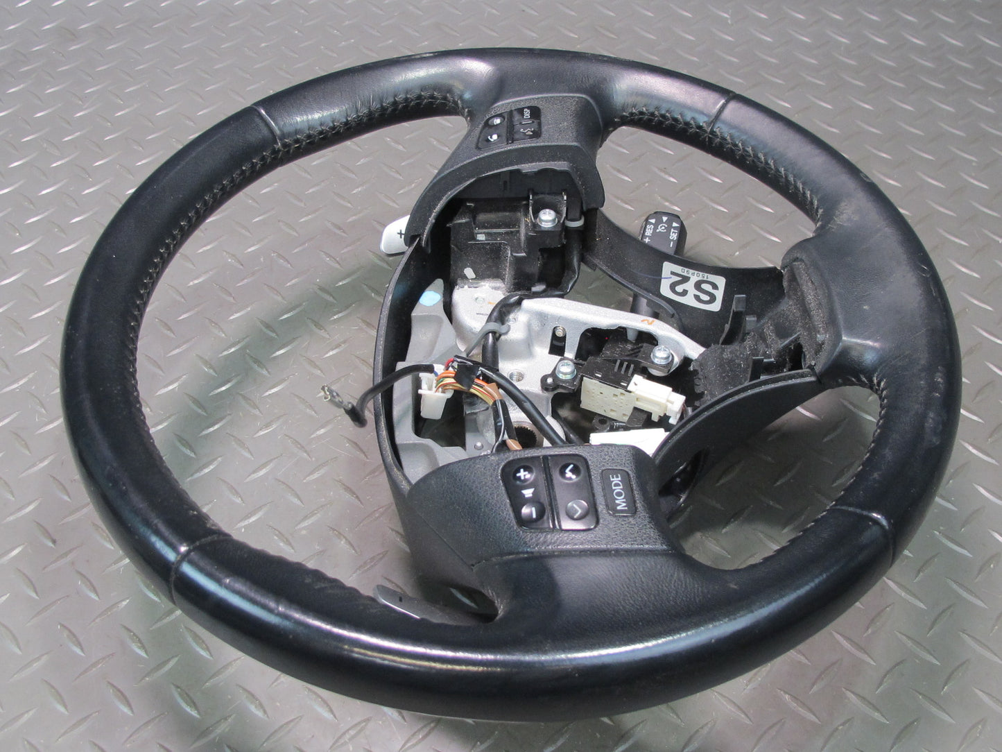 06-12 Lexus IS350 IS250 A/T Leather Steering w Switches & Paddles Black 87K OEM