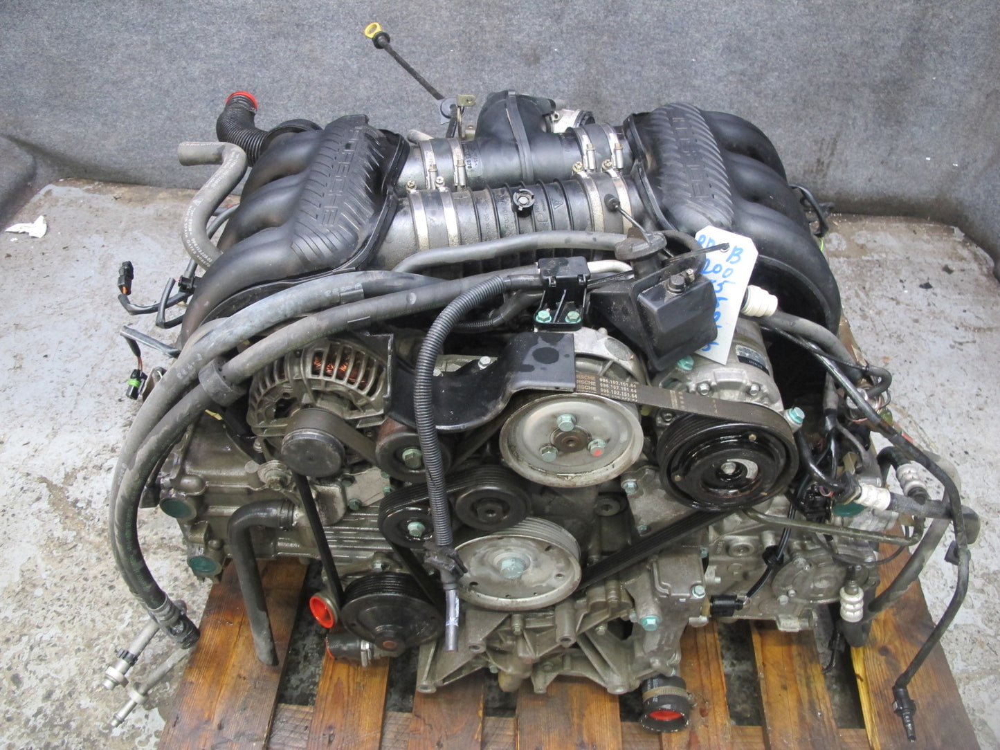 2000-2001 Porsche Boxster 986 2.7L M96.22 M/T Complete Engine Motor 45k Miles