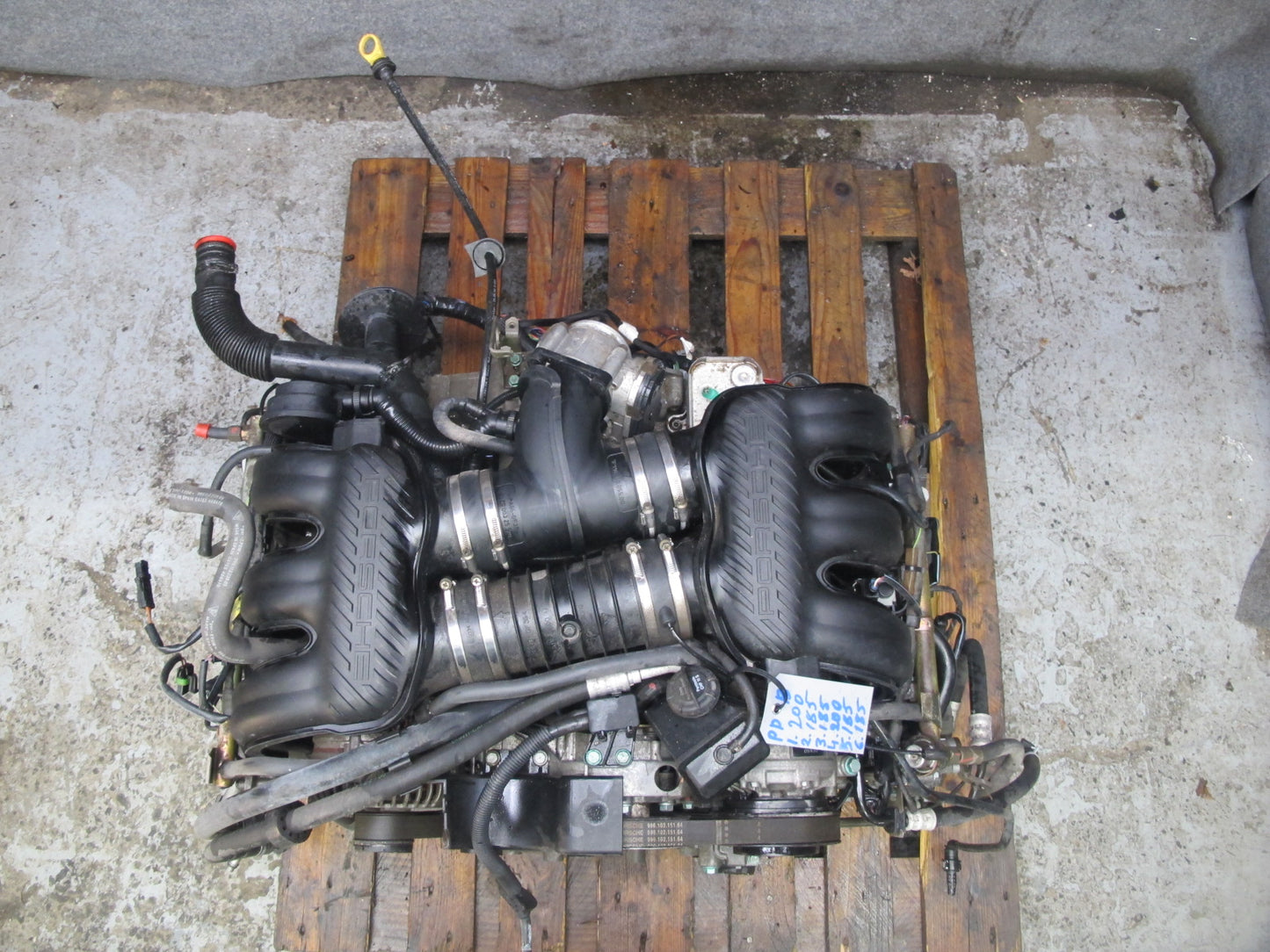 2000-2001 Porsche Boxster 986 2.7L M96.22 M/T Complete Engine Motor 45k Miles