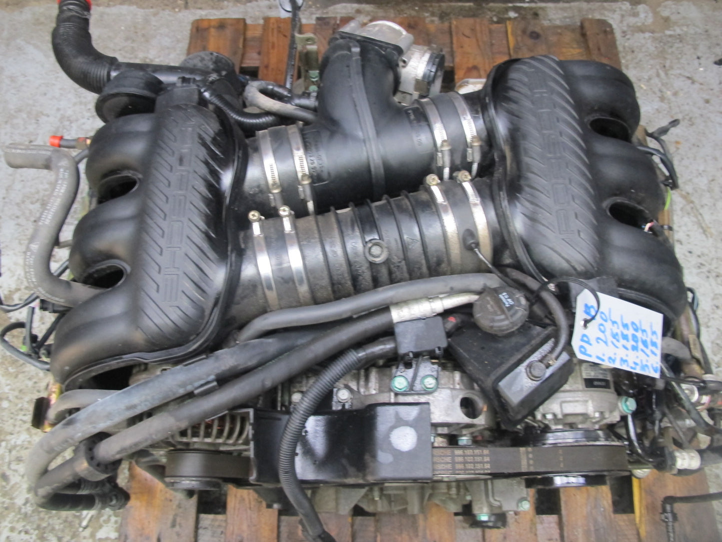 2000-2001 Porsche Boxster 986 2.7L M96.22 M/T Complete Engine Motor 45k Miles