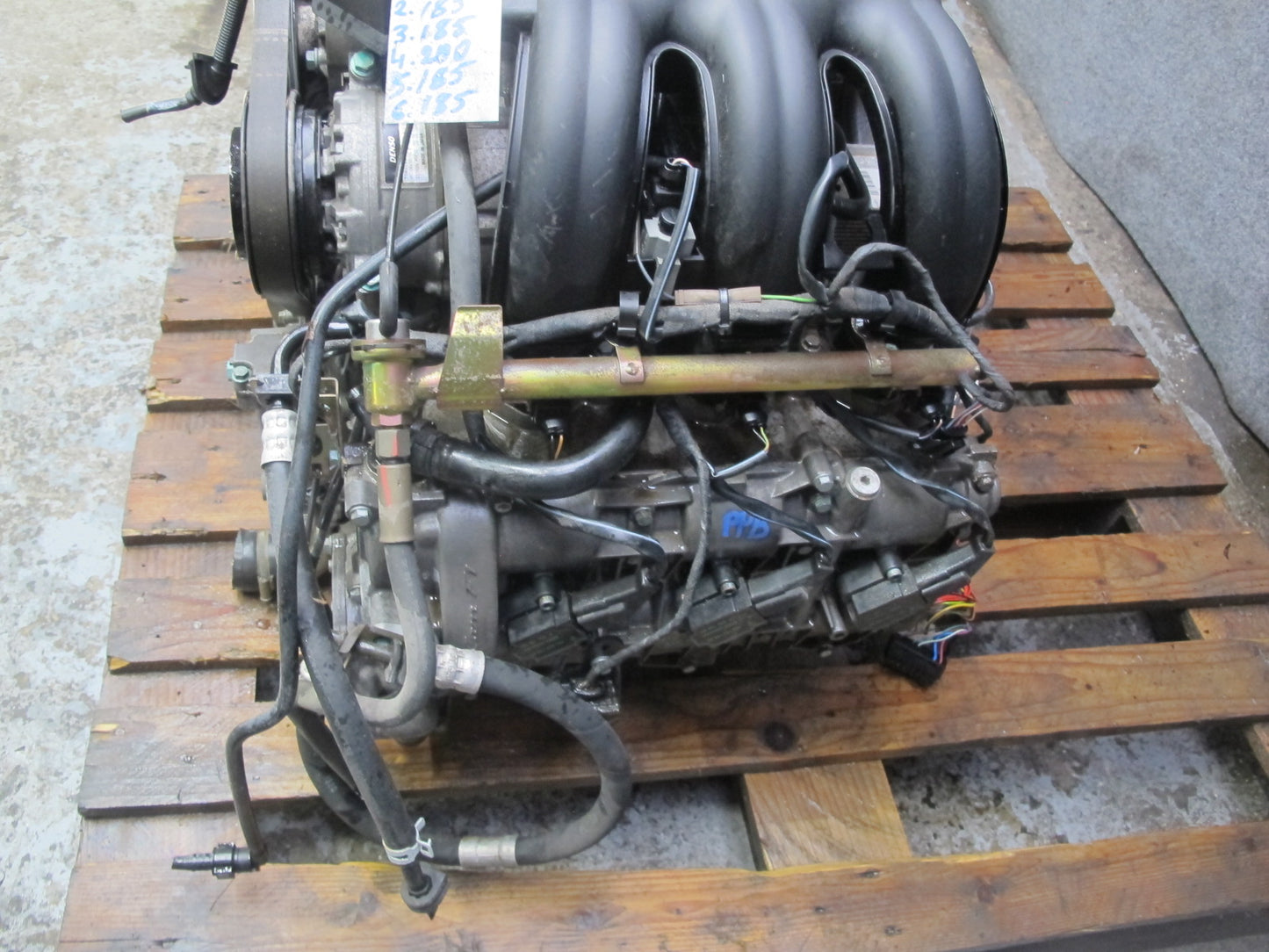 2000-2001 Porsche Boxster 986 2.7L M96.22 M/T Complete Engine Motor 45k Miles