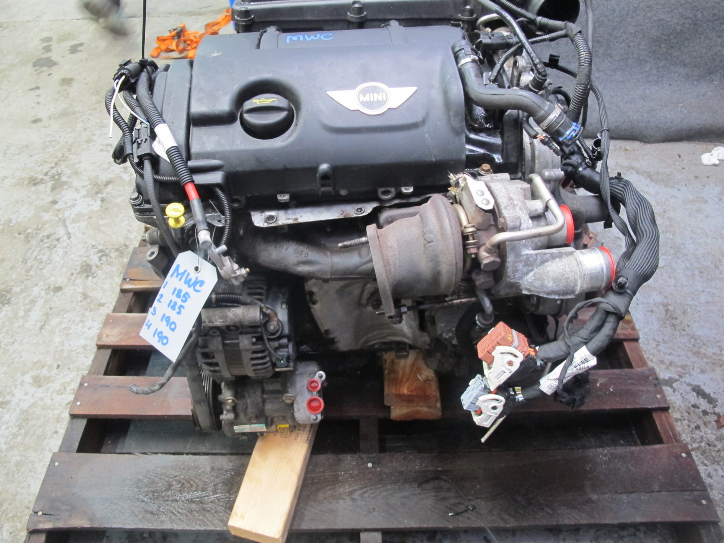 12-15 Mini Cooper S R55 R56 R57 R60 1.6L N18 AT Complete Engine Motor 116K OEM