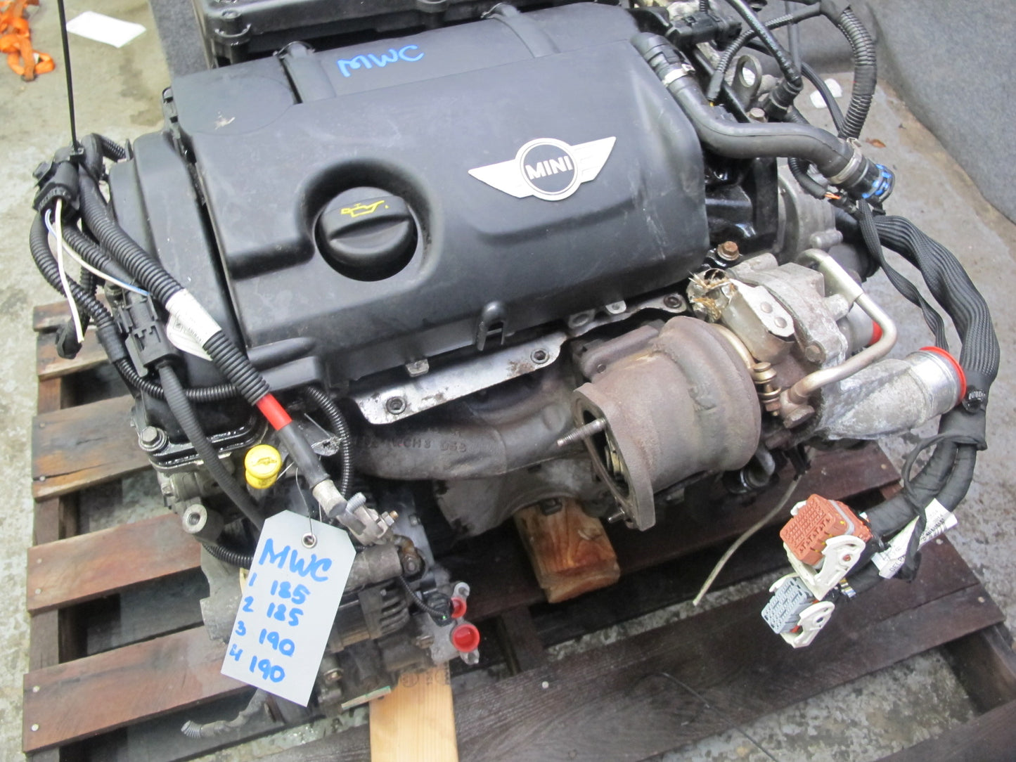 12-15 Mini Cooper S R55 R56 R57 R60 1.6L N18 AT Complete Engine Motor 116K OEM