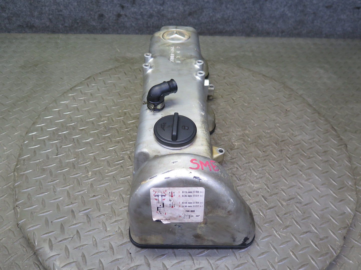 82-83 Mercedes W123 240D OM616.912 Diesel Engine Cylinder Head Valve Cover OEM