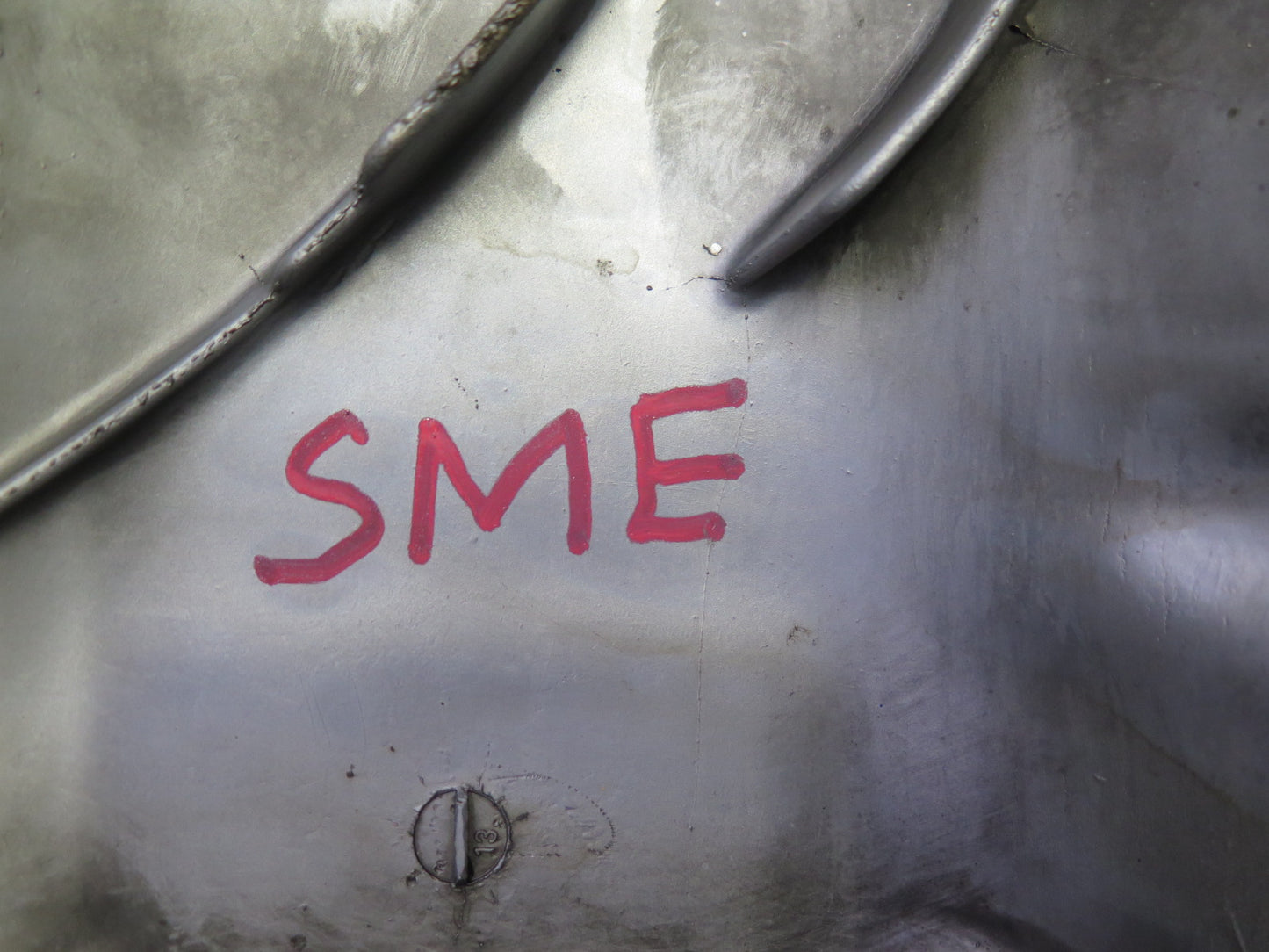 82-83 Mercedes W123 240D OM616 616.912 Diesel Engine Upper Oil Pan w Tube OEM