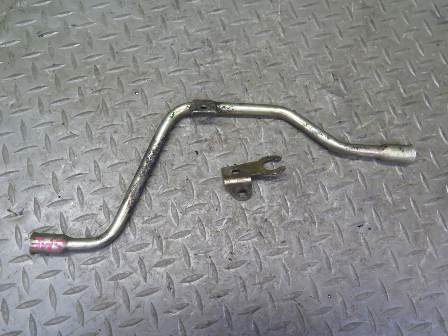 82-83 Mercedes W123 240D OM616 616.912 Diesel Engine Upper Oil Pan w Tube OEM