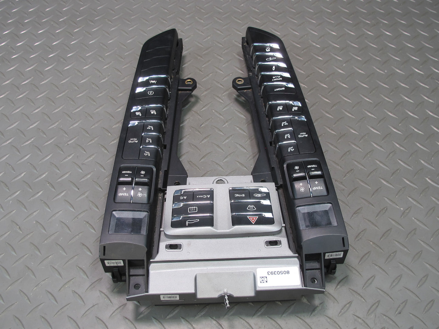 14-16 Porsche Panamera 970 Center Console Temperature A/C Control Switch Panel
