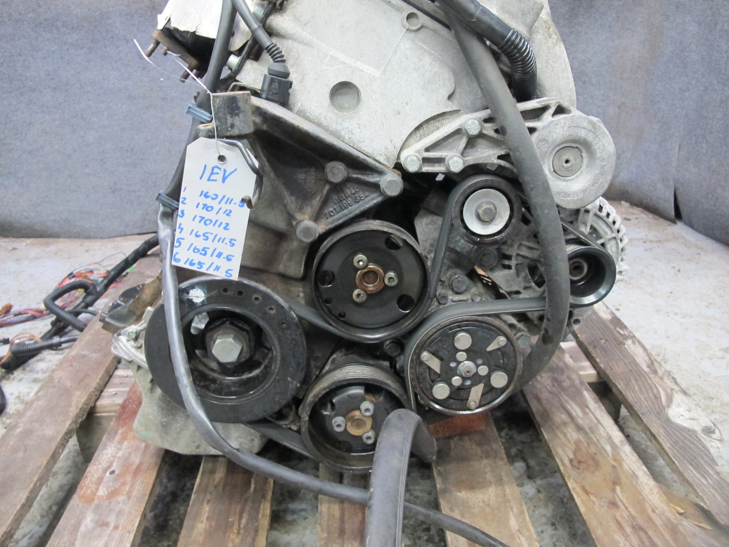 01-03 VW Eurovan T4 2.8L AXK VR6 FWD A/T Complete Engine Motor 167k Miles