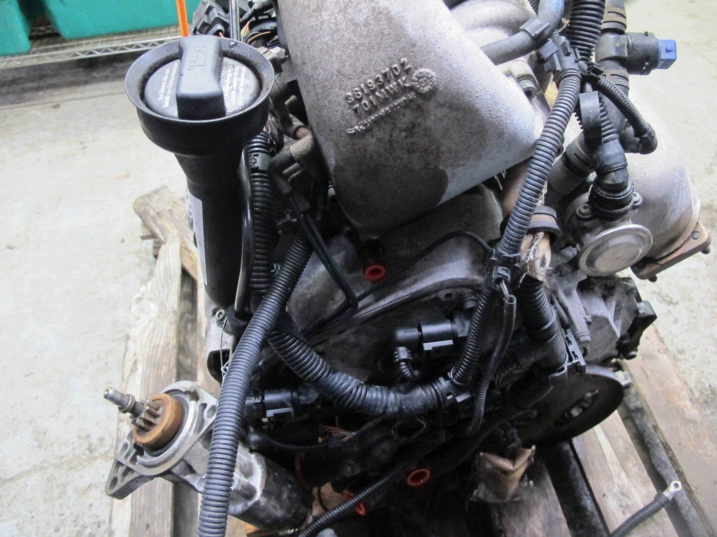 01-03 VW Eurovan T4 2.8L AXK VR6 FWD A/T Complete Engine Motor 167k Miles