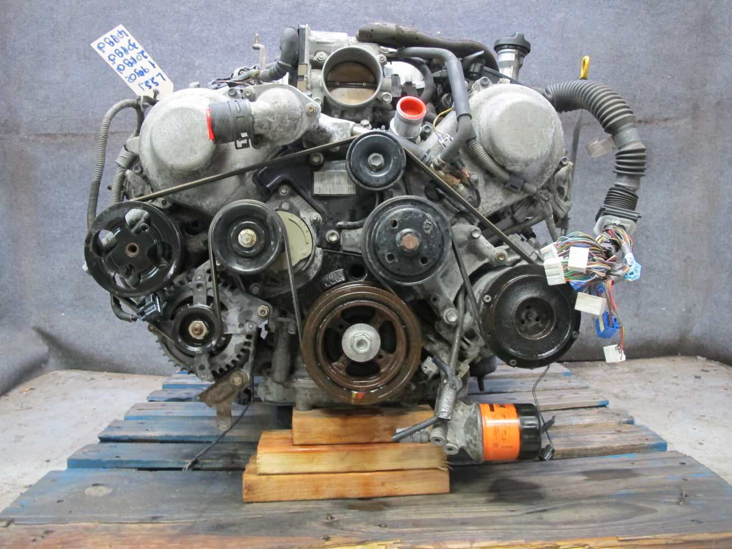 01-06 Lexus LS430 4.3L 3UZFE VIN N 5TH Digit Complete Engine Motor 159K Miles