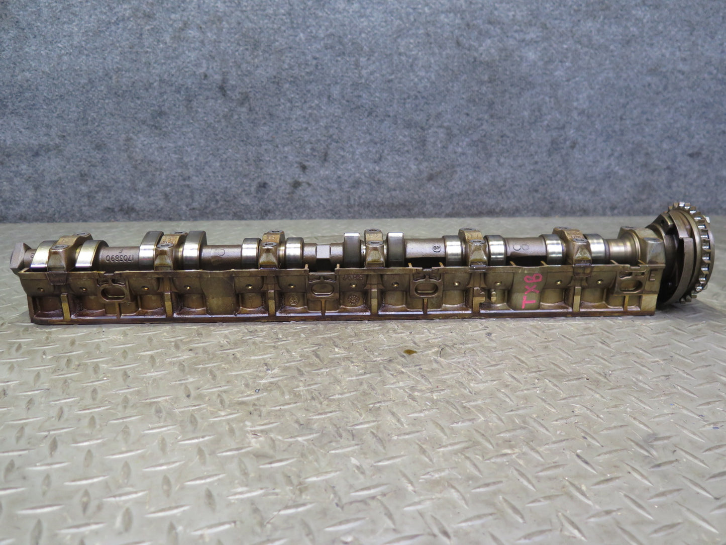 96-99 BMW E36 328iC M52 Engine Intake Camshaft w Tray & Cover OEM