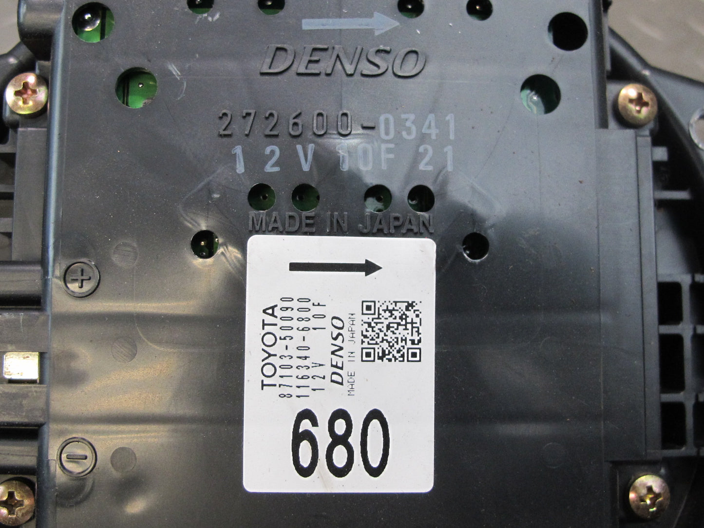 01-06 Lexus UCF30L LS430 A/C Heater Blower Motor Fan 87103-50090 OEM