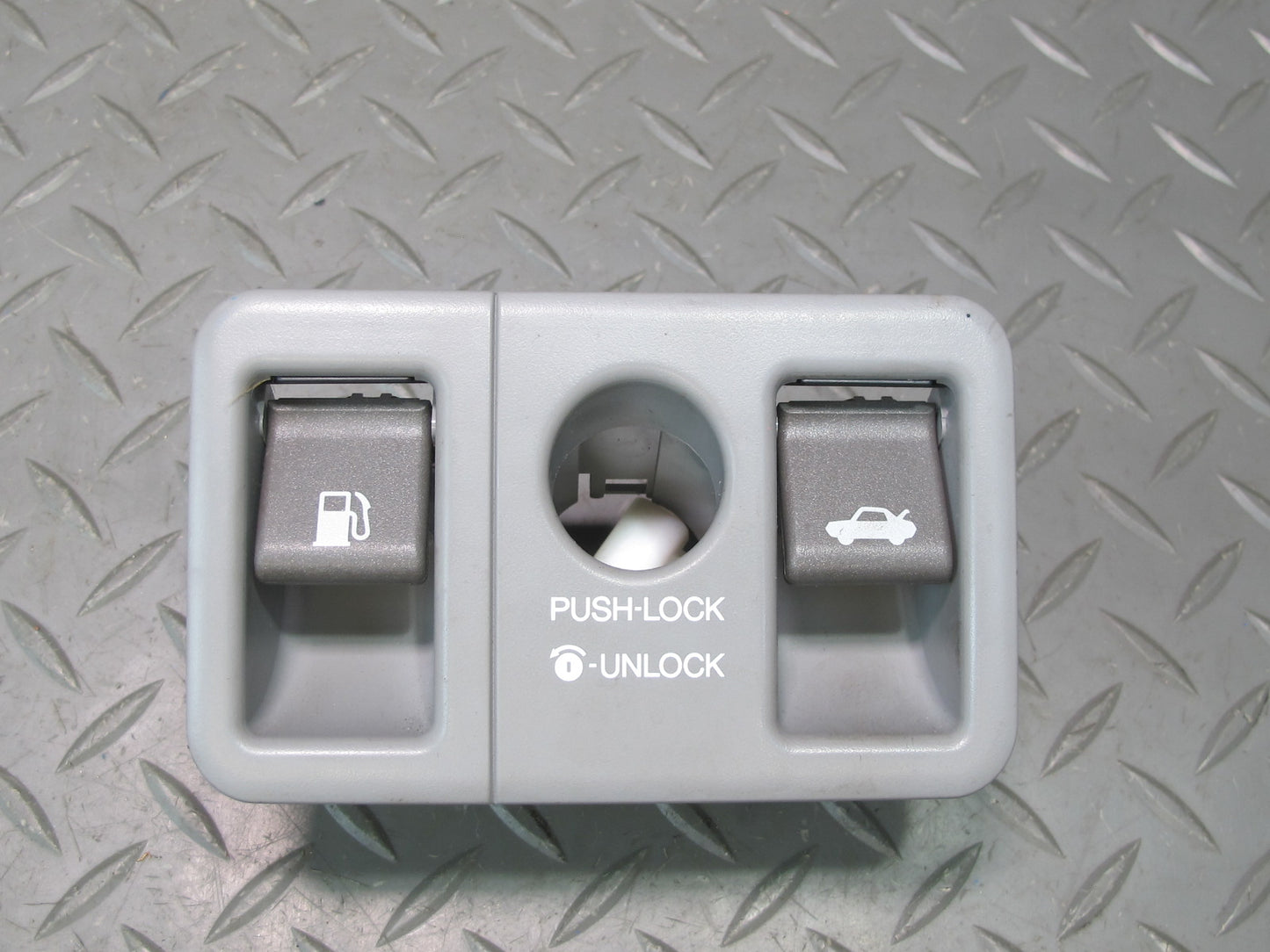 01-06 Lexus UCF30L LS430 Fuel Door Trunk Lid Release Switch Panel Gray OEM