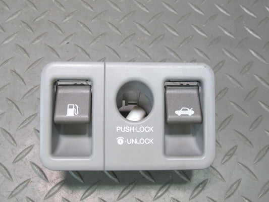 01-06 Lexus UCF30L LS430 Fuel Door Trunk Lid Release Switch Panel Gray OEM