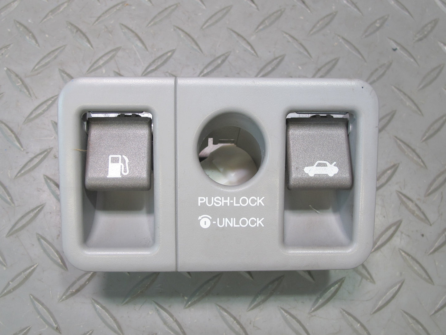 01-06 Lexus UCF30L LS430 Fuel Door Trunk Lid Release Switch Panel Gray OEM