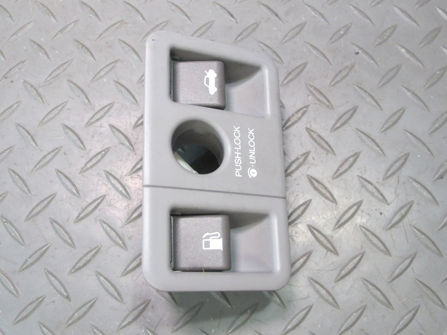 01-06 Lexus UCF30L LS430 Fuel Door Trunk Lid Release Switch Panel Gray OEM