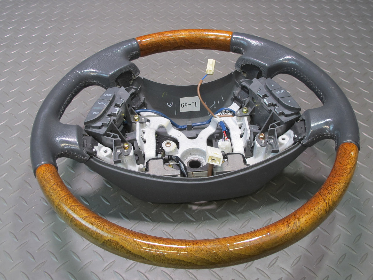 04-06 Lexus UCF30L LS430 Leather Wood Steering w Switches OEM