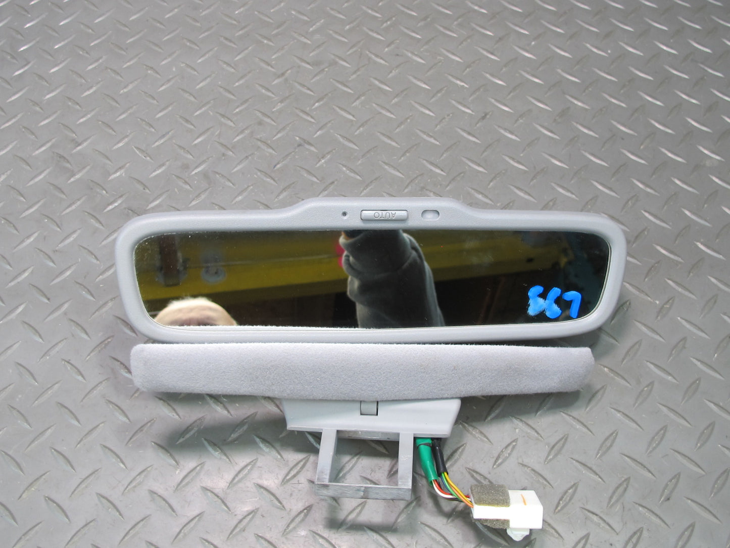 04-06 Lexus UCF30L LS430 Auto Dimming Interior Rear View Mirror w Sun Visor OEM