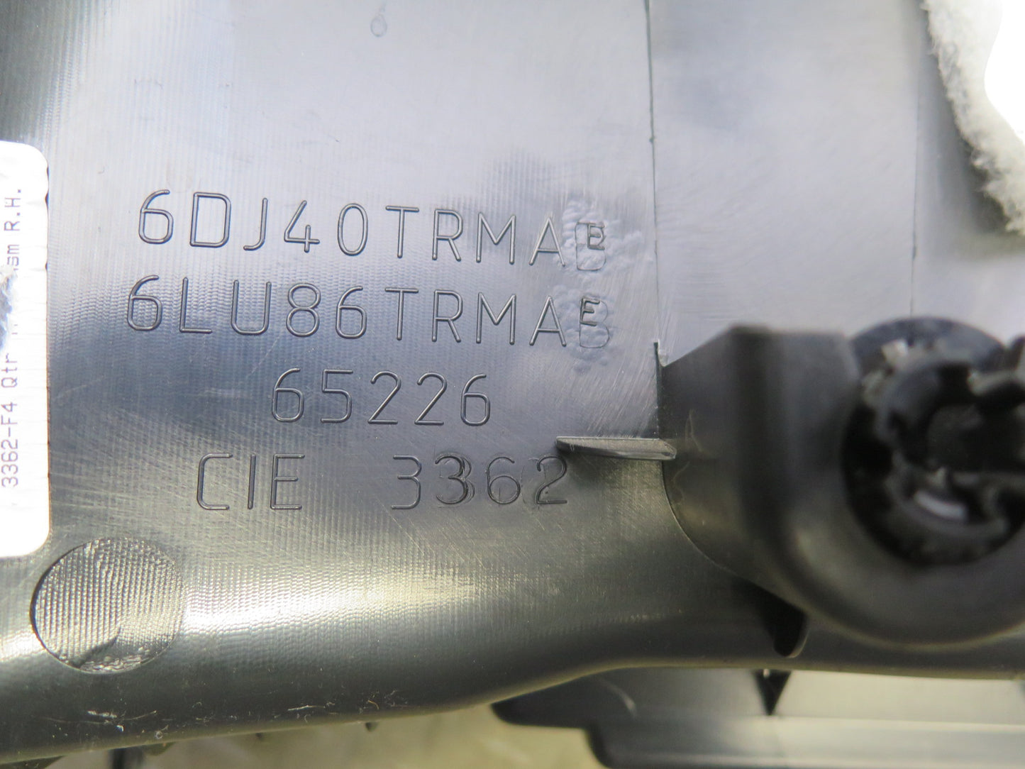 18-23 Jeep Wrangler JL Rear Door Trim Panel w Alpine Subwoofer 6LY67TX7AE OEM