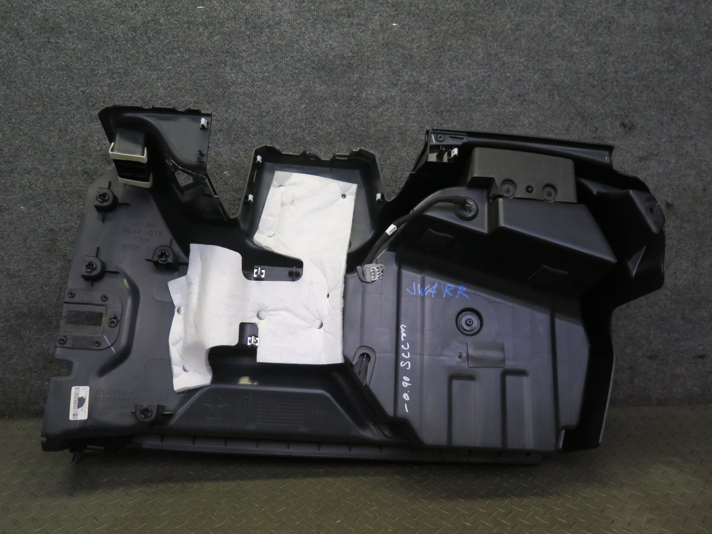 18-23 Jeep Wrangler JL Rear Door Trim Panel w Alpine Subwoofer 6LY67TX7AE OEM